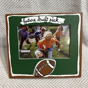 MALDEN "Future Draft Pick" NFL Football Photo Picture Frame Holds 4" x 6"